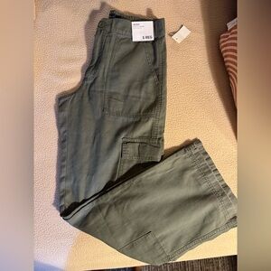 Aeropostale Olive Green Straight Leg Pants